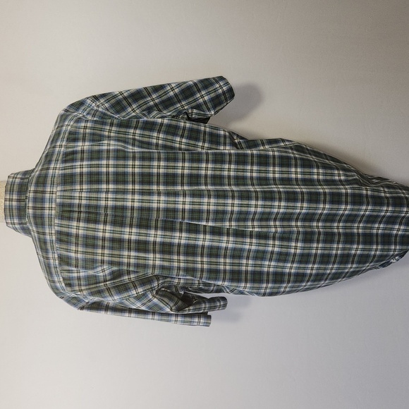 Ralph Lauren Men's Green 100% Cotton Short Sleeve Button Down Blare Shirt Size S - Picture 10 of 14